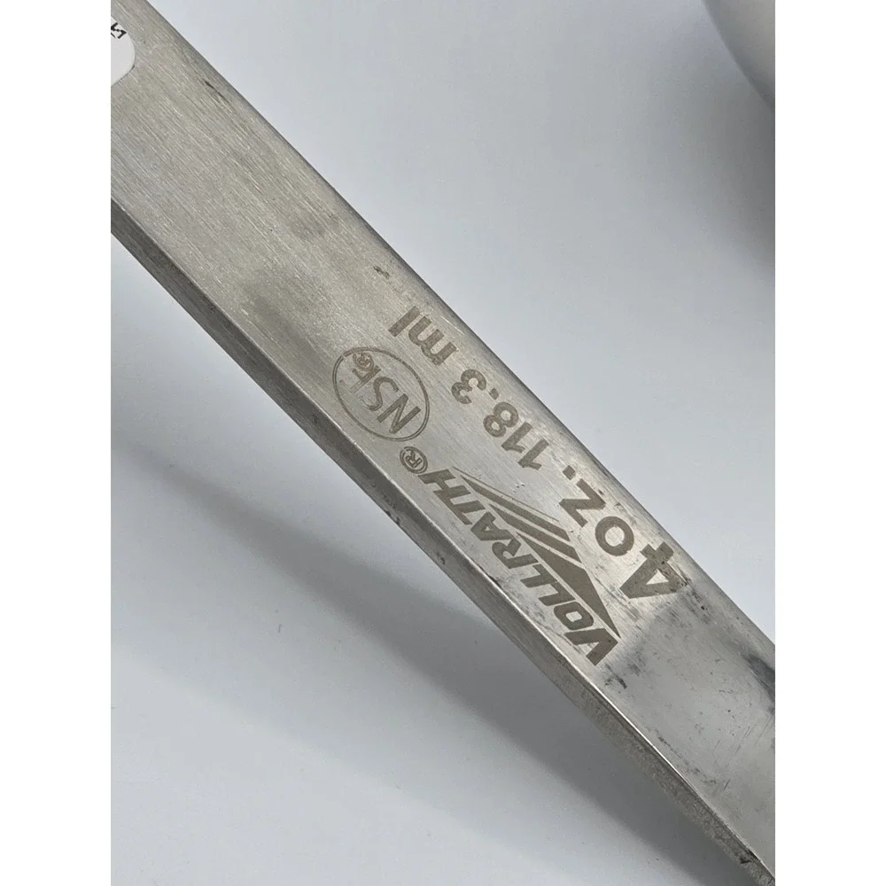 2 Lot NWT VOLLRATH‎ 4oz (118.3ml) Short Ladles- Stainless Steel 18-8 S/S 49704